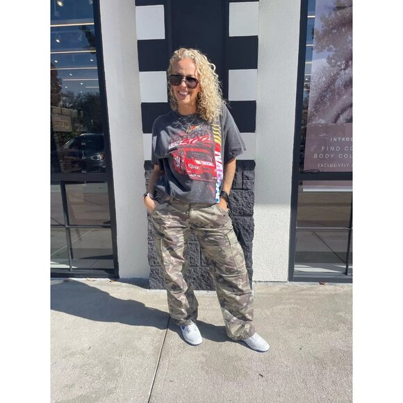 NWT Abercrombie & Fitch Vintage Reissue 2000's Utility Cargo in Camo 26 L 2 Long - Picture 8 of 8